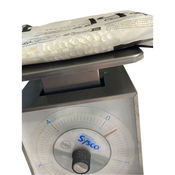 Vintage Ivory Beaded Sequin Clutch Bridal Purse 80s Formal Small Handbag Wedding - Picture 7 of 8